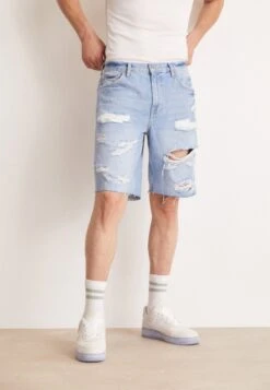 Pier One Jeansshort - Blue Denim