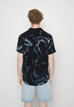 Pier One Marble Resort Unisex - Overhemd - Black -Pier One Mannenmode 0420f424c95e4678b3f6a5d999b41298