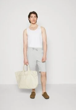 Pier One Shorts - Mottled Light Grey -Pier One Mannenmode 05154eb376e44b7d9adaa67150713c05