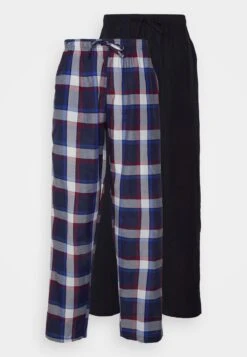 Pier One 2 Pack - Pyjamabroek - 503 - Dark Blue_302 - Red -Pier One Mannenmode 063b88d7f4b14317a1b84bef67ff886c