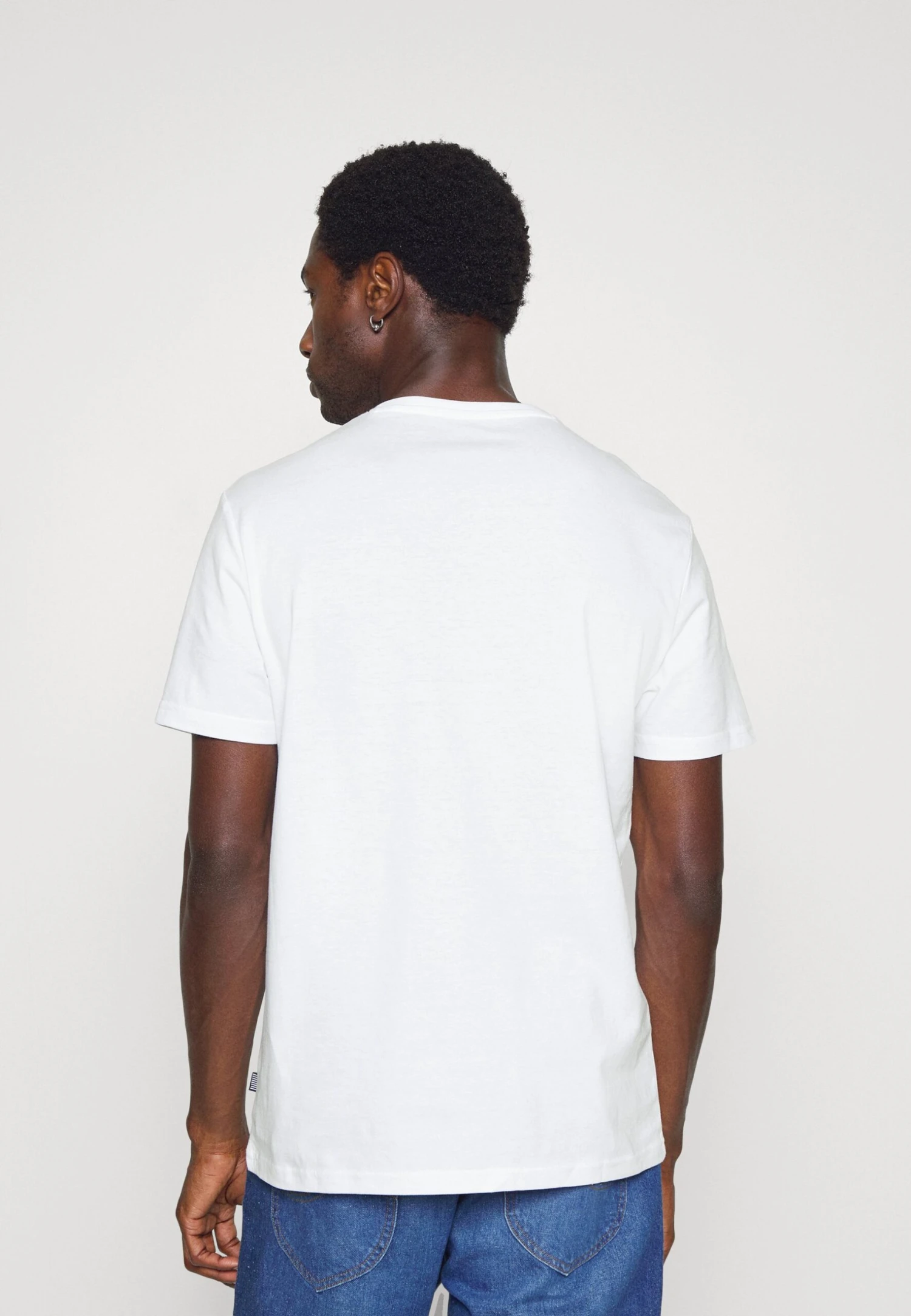 Pier One 5 Pack - T-Shirt Basic - White/Blue/Stone 5 Pier One 5 Pack - T-Shirt Basic - White/Blue/Stone - Afbeelding 3