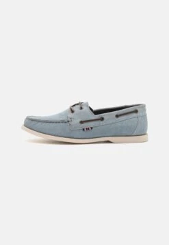 Pier One Leather Unisex - Bootschoenen - Light Blue