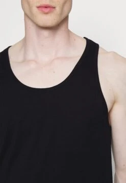 Pier One 3 Pack - Top - Black/Blue/Grey -Pier One Mannenmode 1d8e9c943df74a0cba55fc2f6ba024c4