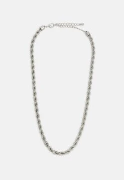 Pier One Set - Ketting - Silver-Coloured/Black -Pier One Mannenmode 1d997cc14a2745d7b22ce0ae3eb33e16