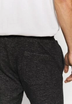 Pier One Shorts - Mottled Black -Pier One Mannenmode 1dd68fefec7447198c6579c3492874a6