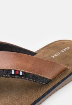 Pier One Leather - Teensandalen - Cognac -Pier One Mannenmode 1f87f71132da493d87a878e247d137ba