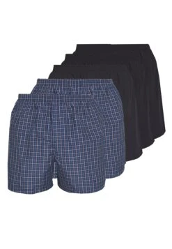 Pier One 5 Pack - Boxershort - Dark Blue/Blue -Pier One Mannenmode 2073f2768e074b3aab8d5c70fa4a684c