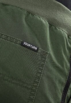 Pier One Cargobroek - Dark Green -Pier One Mannenmode 267eb1a5169a4c549f08e5f864e0bce4