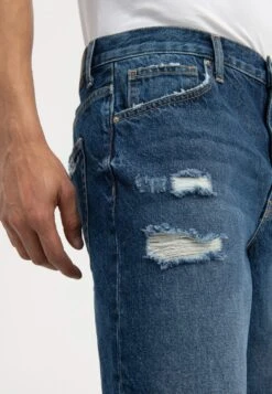 Pier One Jeansshort - Dark Blue Denim -Pier One Mannenmode 276254a4979c4bad9439f125663ea190