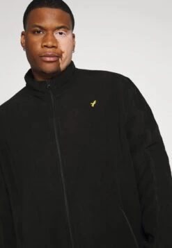 Pier One Fleecejas - Black -Pier One Mannenmode 2aef57e676144097bcc1531435707b62