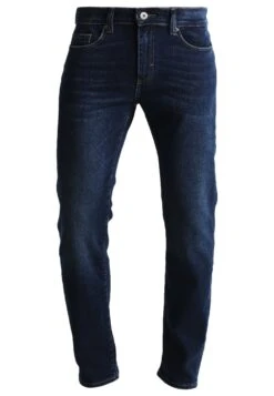 Pier One Basic - Straight Leg Jeans - Dark Blue Denim -Pier One Mannenmode 2eca1850673c4e00a195e13ab1393822