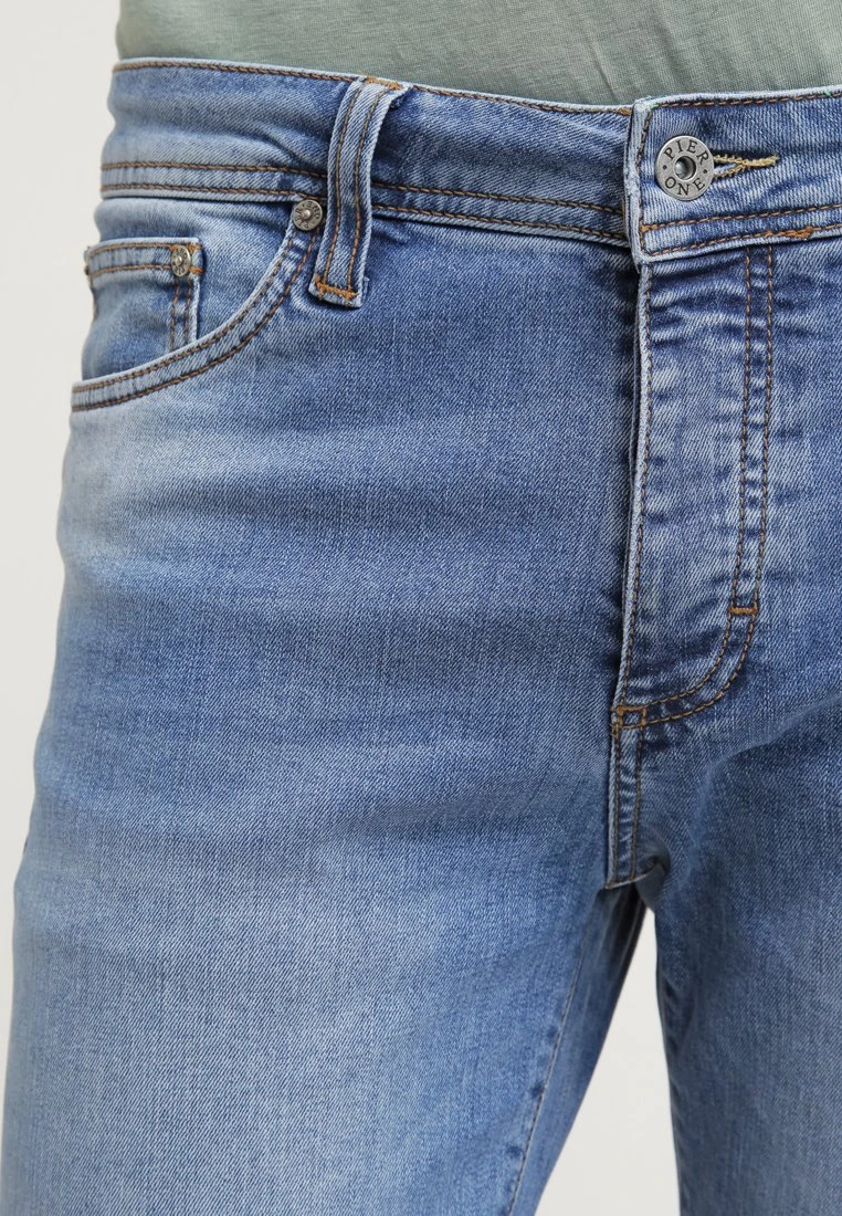 Pier One Slim Fit Jeans - Light Blue Denim 7 Pier One Slim Fit Jeans - Light Blue Denim - Afbeelding 5