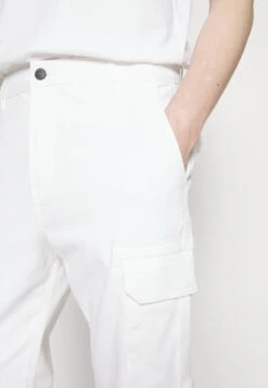Pier One Cuffed Skinny Trouser- Cargobroek - White -Pier One Mannenmode 3210064fb06746c49b8f6da54ce68393