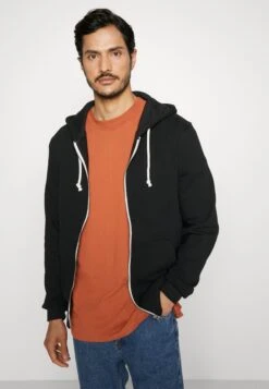 Pier One 2 Pack - Sweater Met Rits - Black/Mottled Light Grey -Pier One Mannenmode 3528309c123c4189b5dc1da9c1f9881e