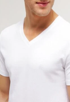 Pier One 2 Pack - T-Shirt Basic - White/Black -Pier One Mannenmode 3d5015223ce5444ba04d1399d153510c