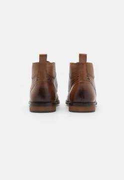 Pier One Leather - Veterboots - Cognac -Pier One Mannenmode 3f8a750305bf4f36928deb47e77a5c7b
