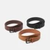 Pier One 3 Pack Unisex - Riem - Black/Brown/Cognac -Pier One Mannenmode 42b03ec1f8144058b2682837f1279b7f