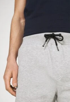 Pier One 2 Pack - Shorts - Mottled Light Grey/Dark Blue -Pier One Mannenmode 4492c0dabf24436a989a44a463fac6c0