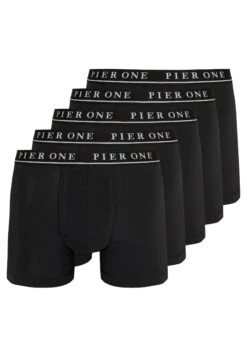 Pier One 5 Pack - Onderbroeken - Black -Pier One Mannenmode 4d34591342b34d5c8a77818c643537fb
