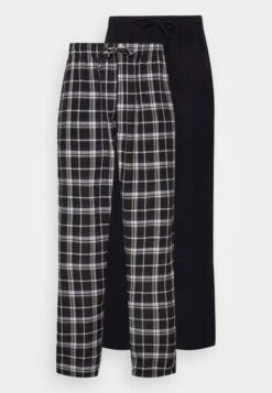 Pier One 2 Pack - Pyjamabroek -Dark Blue -Pier One Mannenmode 529290e98e334fe58278de95b194e623