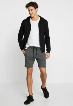 Pier One Trainingsbroek - Mottled Dark Grey -Pier One Mannenmode 54bb8de4ba3a406292274c0efa6ace3d