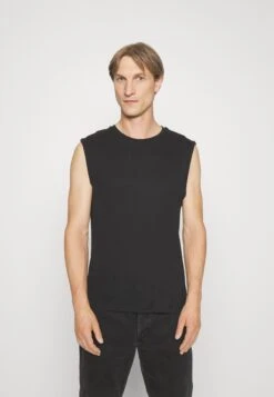 Pier One 2 Pack - Top -Black/Beige -Pier One Mannenmode 5a568520e28347a7a0d2ee9afd79eec2