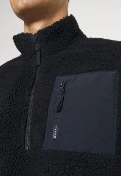 Pier One Fleece Trui - Dark Blue -Pier One Mannenmode 5d9bb57b367b492885a4cc2a7516f013