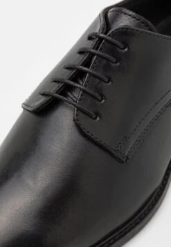 Pier One Leather - Veterschoenen - Black -Pier One Mannenmode 5df7fbd642c843e5ba8fa66bed214127