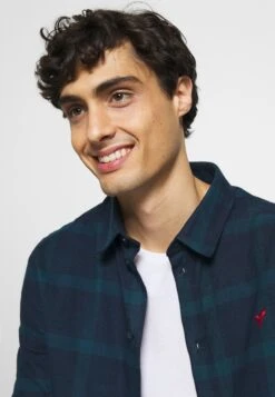 Pier One Overhemd - Dark Blue/Teal 12 Pier One Overhemd - Dark Blue/Teal -Pier One Mannenmode 60ff006a248a4e558dbde6647cd82b01