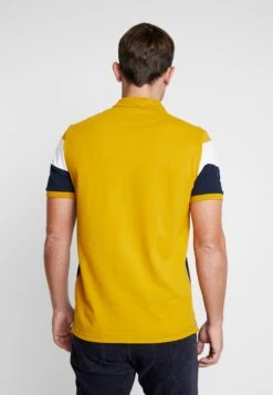 Pier One Poloshirt - Dark Blue/Mustard -Pier One Mannenmode 6118a37764d54a7ab70291960086940f