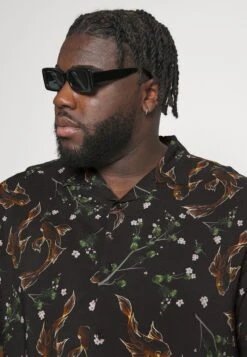 Pier One Asian Print Resort - Overhemd -Black -Pier One Mannenmode 666a2720beb548beb94f440457a8daa5