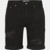 Pier One Jeansshort - Black -Pier One Mannenmode 6a5f776f052149fab21c0f7a06b3f55c