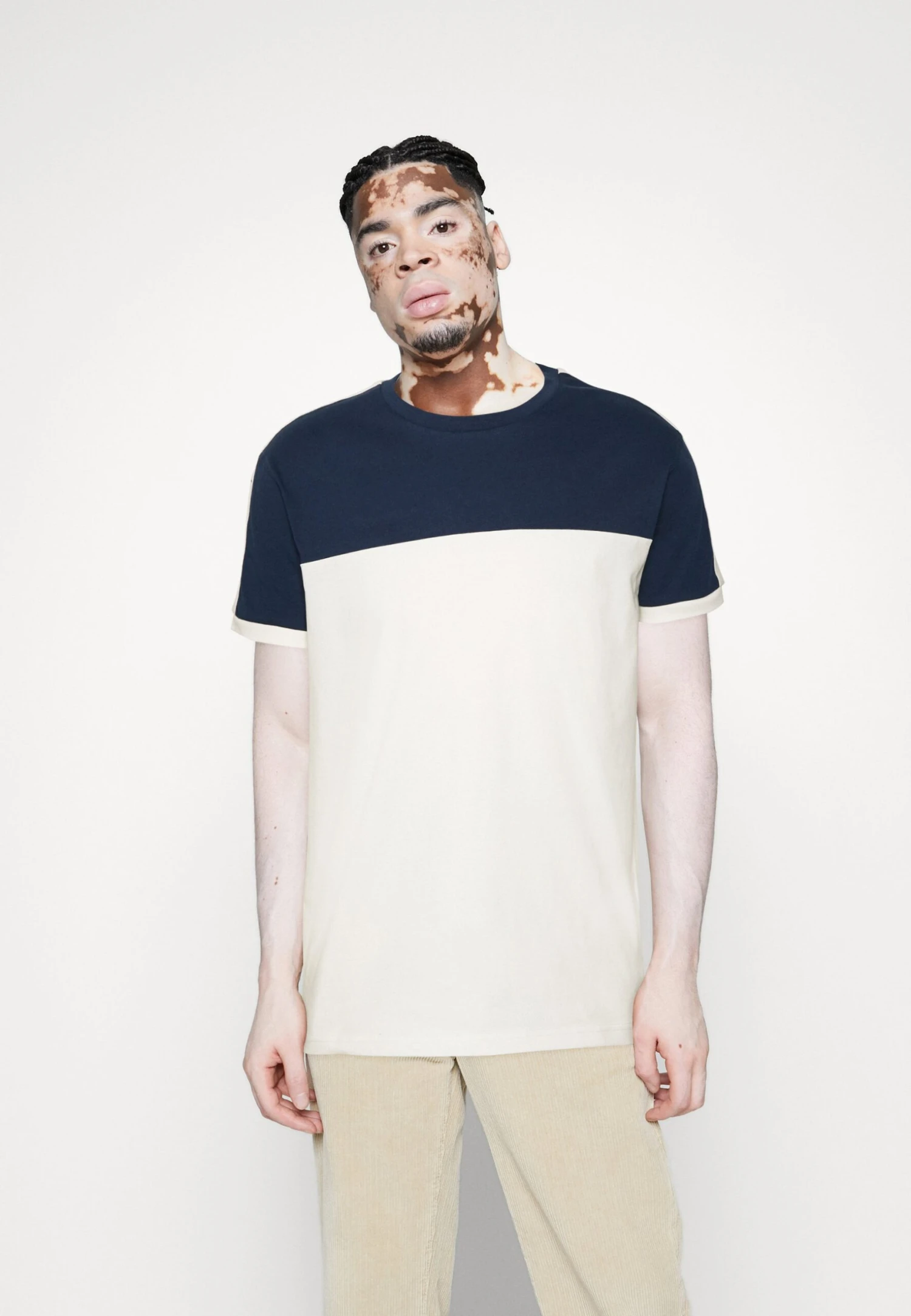 Pier One T-Shirt Print - Dark Blue/White 3 Pier One T-Shirt Print - Dark Blue/White