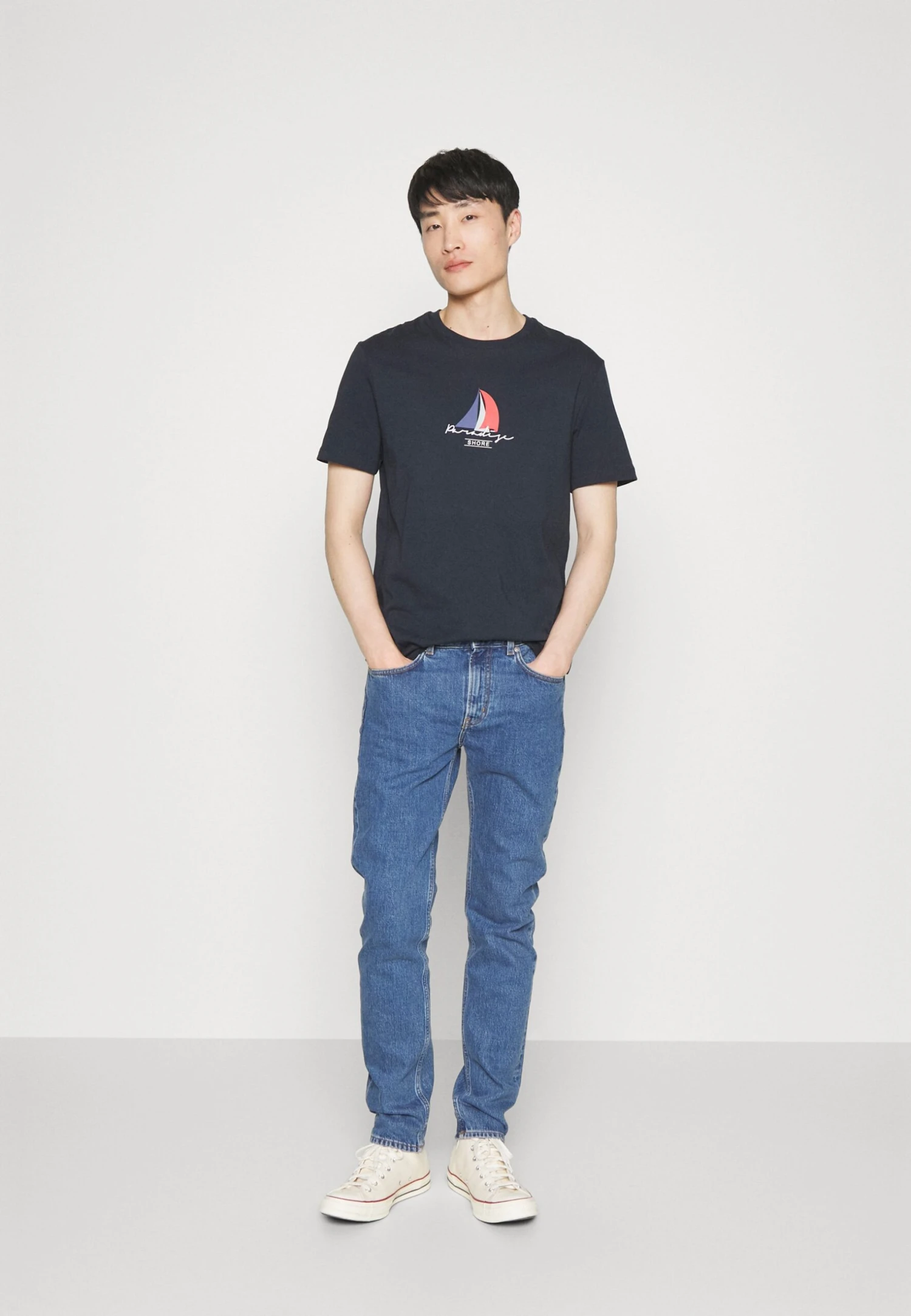 Pier One T-Shirt Print - Dark Blue 4 Pier One T-Shirt Print - Dark Blue - Afbeelding 2