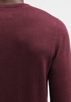 Pier One Basic Crewneck - Trui - Bordeaux -Pier One Mannenmode 72a7a328184e47ac946a1a6f2ee77cd7