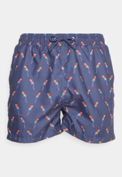 Pier One Zwemshorts - Dark Blue/Multi-Coloured -Pier One Mannenmode 73e95afd101847398c2a63e14ca5042c