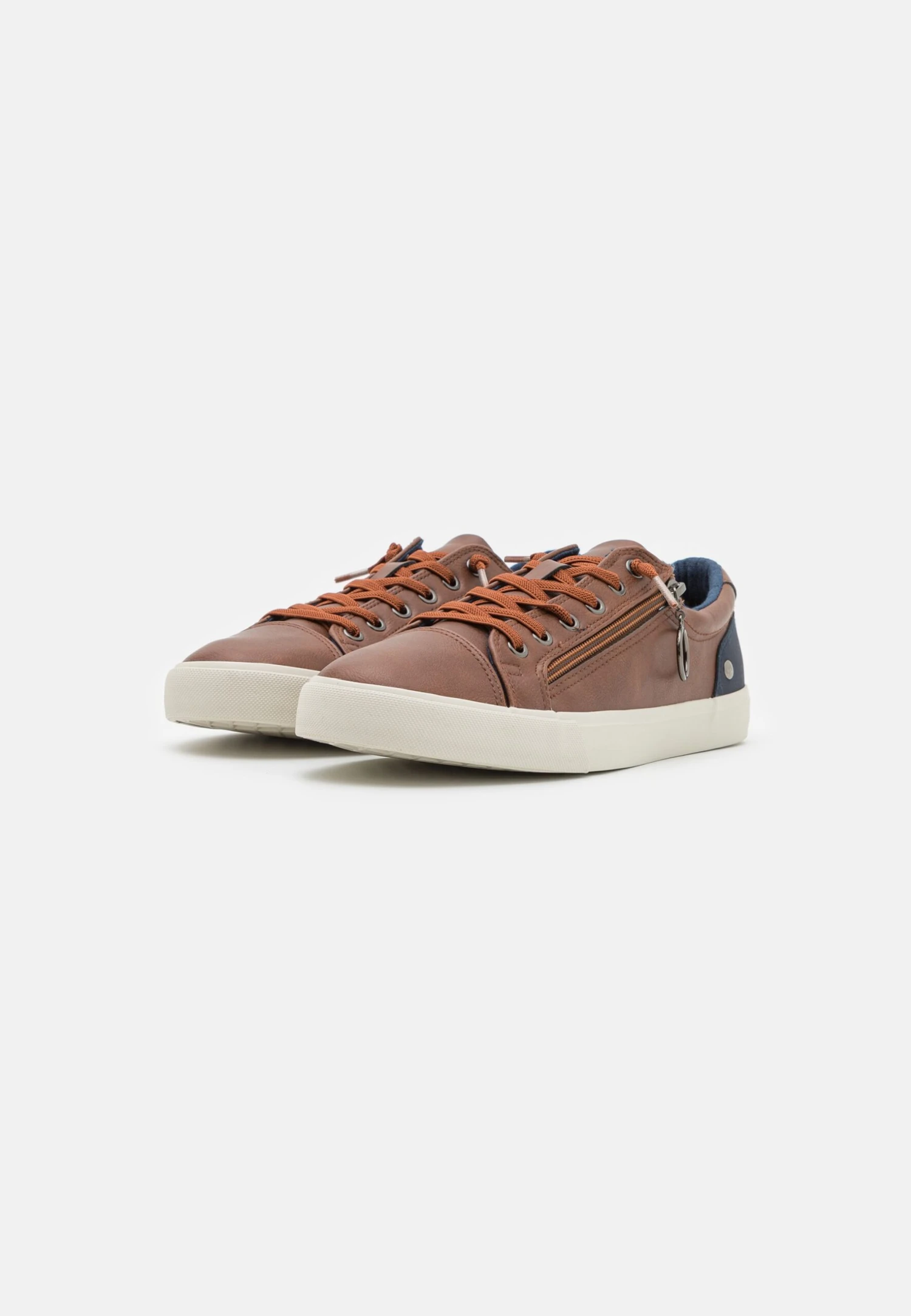 Pier One Unisex - Sneakers Laag - Cognac 4 Pier One Unisex - Sneakers Laag - Cognac - Afbeelding 2