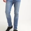 Pier One Slim Fit Jeans - Light Blue Denim -Pier One Mannenmode 7e8d6be8b1fa44b4ab1e47a79fb30376