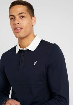 Pier One Muscle Fit - Poloshirt - Dark Blue -Pier One Mannenmode 81d7814d00834a5088bec0e721899787