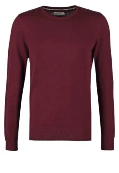 Pier One Basic Crewneck - Trui - Bordeaux -Pier One Mannenmode 85d6d8a383134993bde44fb81e406306