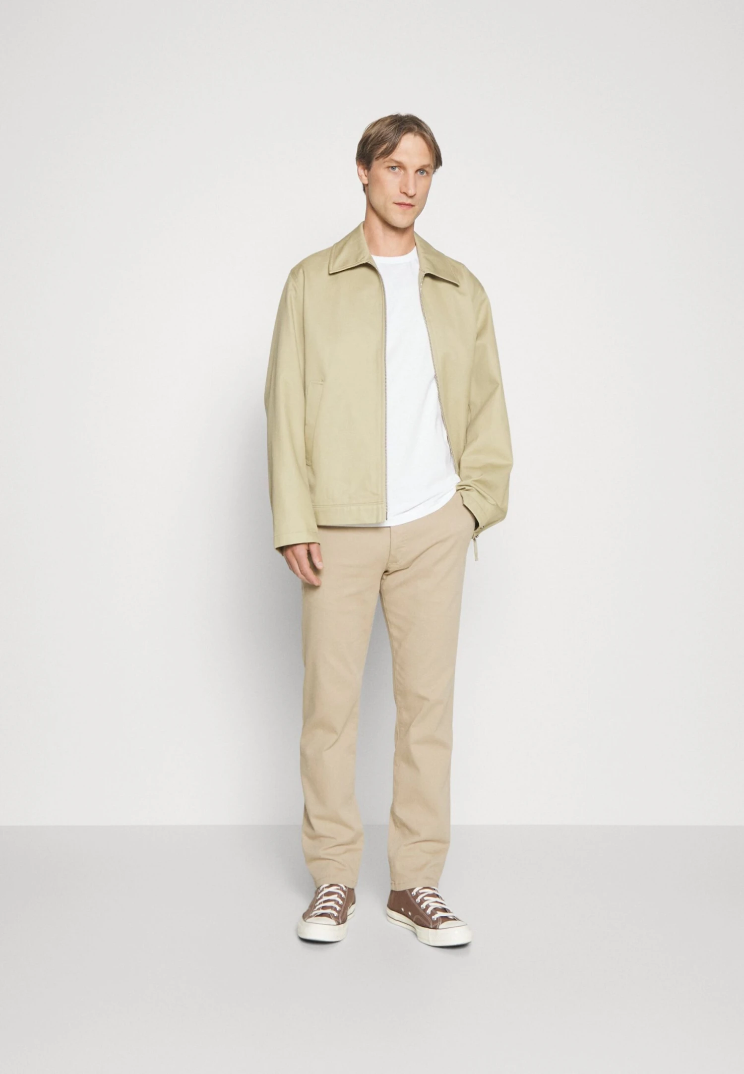 Pier One 2 Pack - Chino - Dark Grey/Beige 3 Pier One 2 Pack - Chino - Dark Grey/Beige