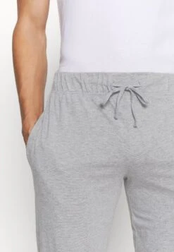 Pier One 2 Pack - Pyjamabroek - Mottled Dark Grey/Mottled Grey -Pier One Mannenmode 929d35d0429945df8587870b42149ffc