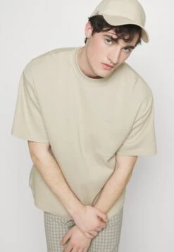 Pier One T-Shirt Basic - Beige -Pier One Mannenmode 9ec49de4e17d477cafc4f77aa4f6354c