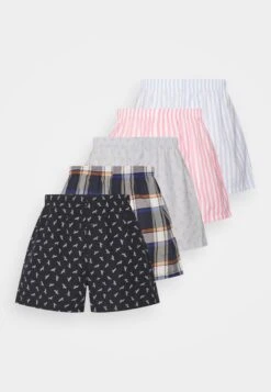 Pier One 5 Pack - Boxershort - Blue/Dark Blue/Pink - -Pier One Mannenmode 9fb699084db745fb82f3afe419449e07