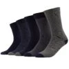 Pier One 5 Pack - Sokken - Dark Blue/Mottled Grey
