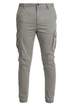Pier One Cuffed Skinny Trouser- Cargobroek - Grey -Pier One Mannenmode a09b1a92eb324dc1b90d5202c92319c0