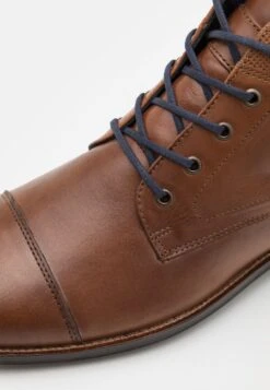 Pier One Leather - Veterboots - Cognac -Pier One Mannenmode a41644e556154fdc8a8a3342115f0f6a