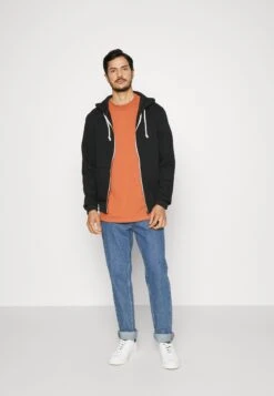 Pier One 2 Pack - Sweater Met Rits - Black/Mottled Light Grey