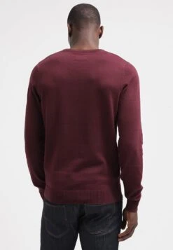 Pier One Basic Crewneck - Trui - Bordeaux -Pier One Mannenmode aaf245cbddbb47c589ef82b506fadeca