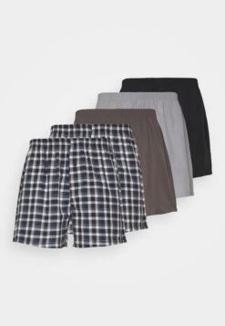 Pier One 5 Pack - Boxershort - Grey -Pier One Mannenmode abc2677e29204b66b44e246719f6eeb4